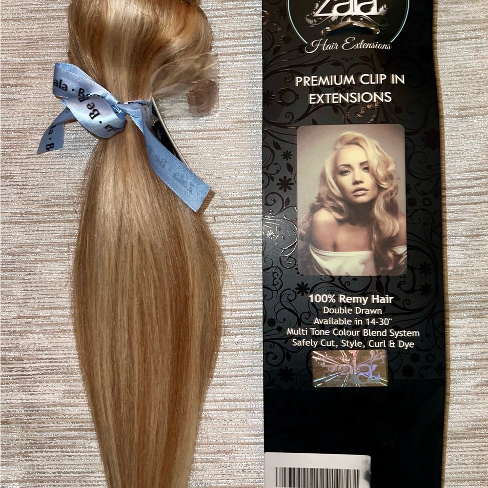 Premium Clip-In Hair Extensions - Blonde